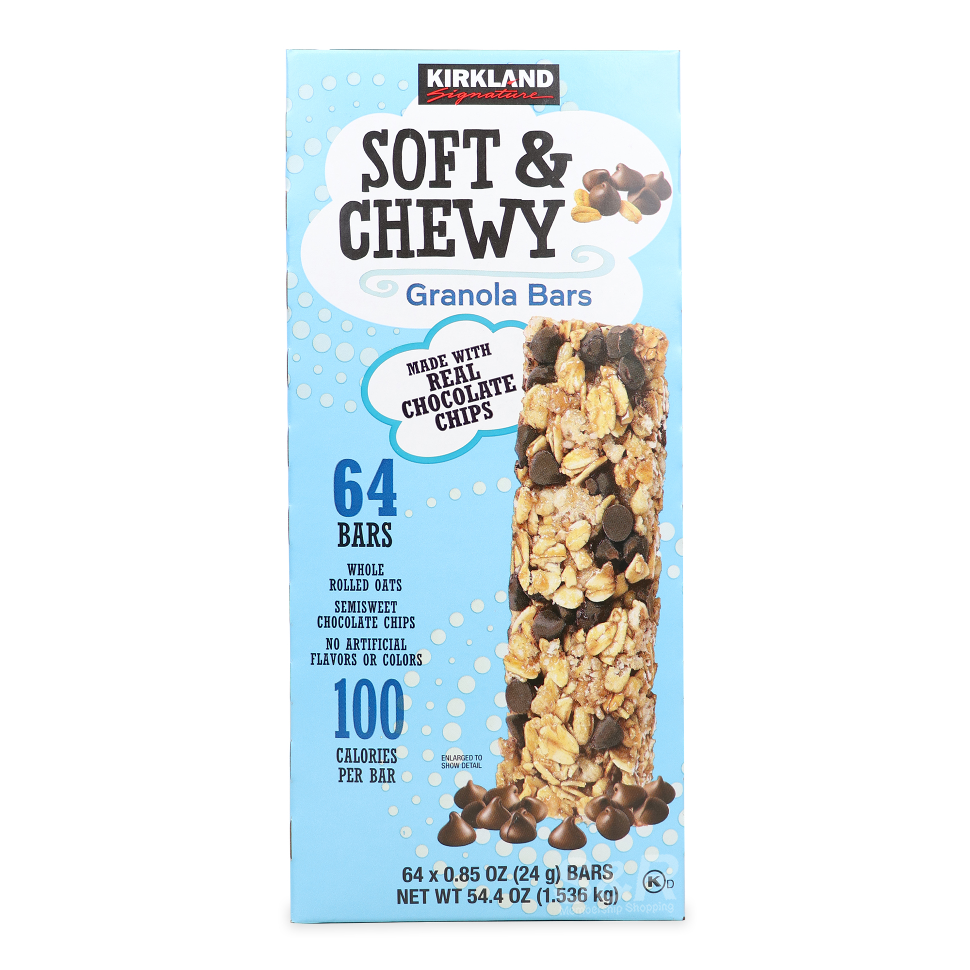 Kirkland Signature Soft and Chewy Granola Bars 64pcs Kirkland Signature Soft and Chewy Granola Bars 64pcs